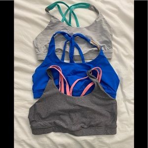 Lululemon Energy Bra 3 Pack